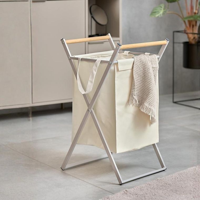 Zeller, rozkładany kosz na pranie, 36-40-67 cm