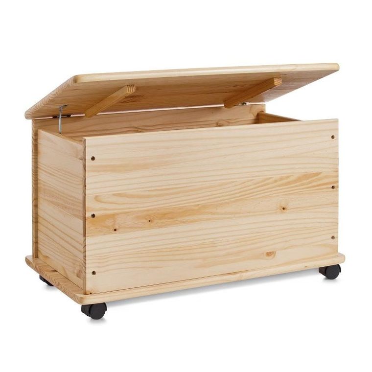 Zeller, skrzynia do przechowywania, organizer z pokrywą, 130l