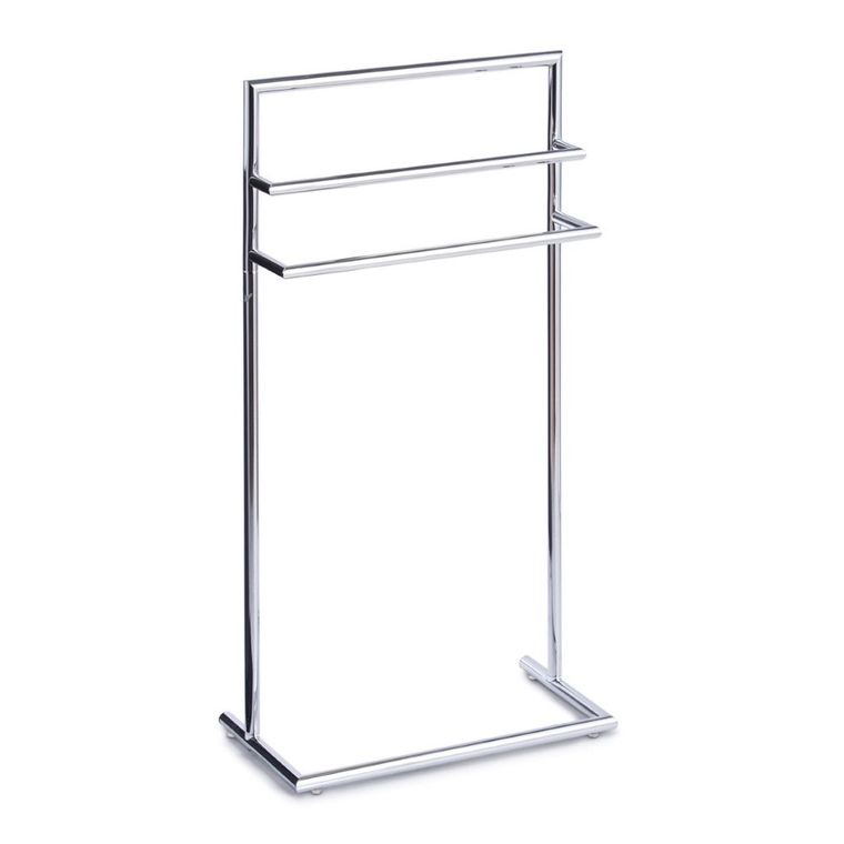 Zeller, stojak łazienkowy, 3 ramienny, metal chromowany