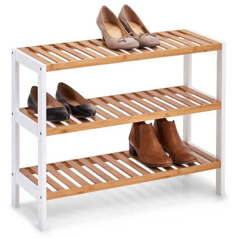 Zeller, szafka na buty, odkryty stojak z włókna bambusowego