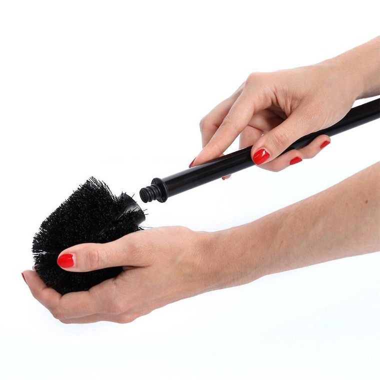 Zeller, szczotka do WC z pojemnikiem, bambus