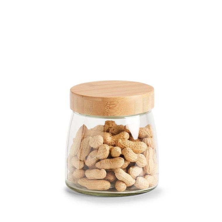 Zeller, szklany słoik ze szczelną pokrywką z bambusa, 950 ml