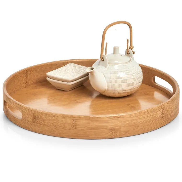 Zeller, taca do serwowania okrągła, Ø 38 cm, bambusowa