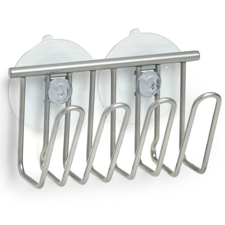 Zeller, uchwyt na gąbkę kuchenną, metalowy z przyssawkami