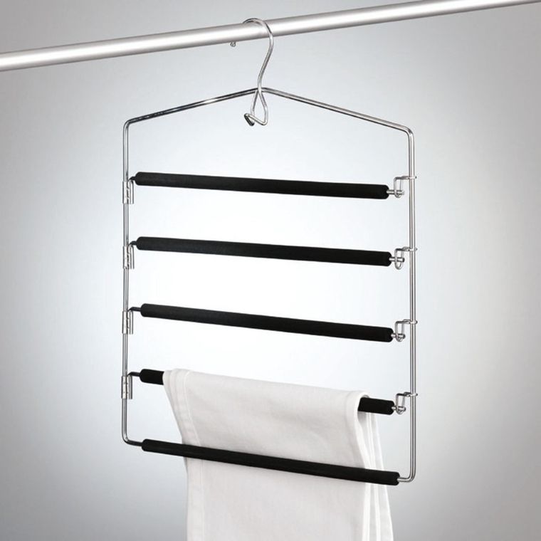 Zeller, uchwyt na spodnie, ubrania, 5 wieszaków