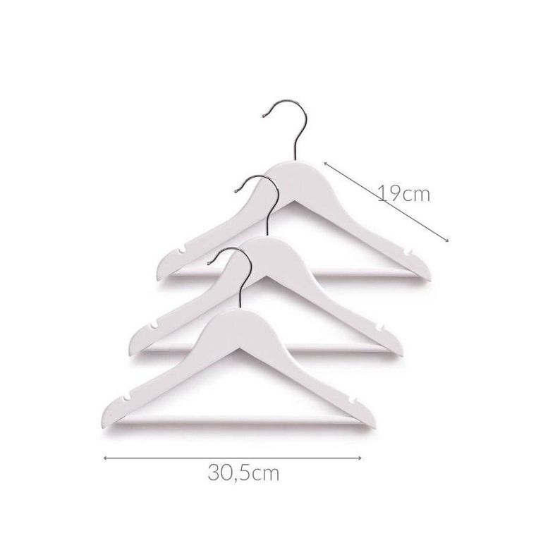 Zeller, wieszaki na ubrania, dziecięce, 3 szt.