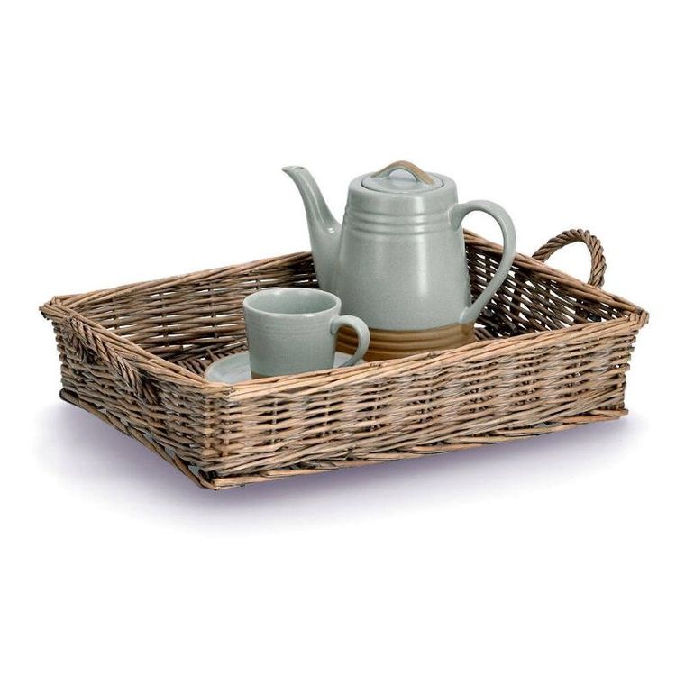 Zeller, wiklinowa taca z uchwytami, 41-30 cm