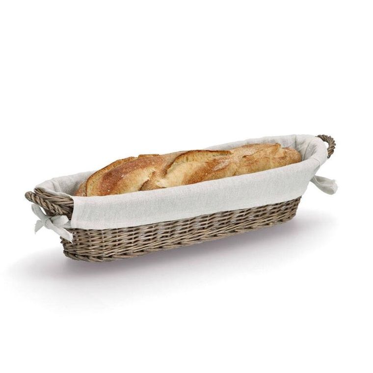 Zeller, wiklinowy koszyk na chleb, 49-14-10 cm