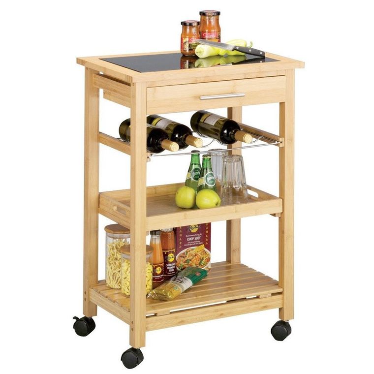 Zeller, wózek kuchenny, mobilny barek