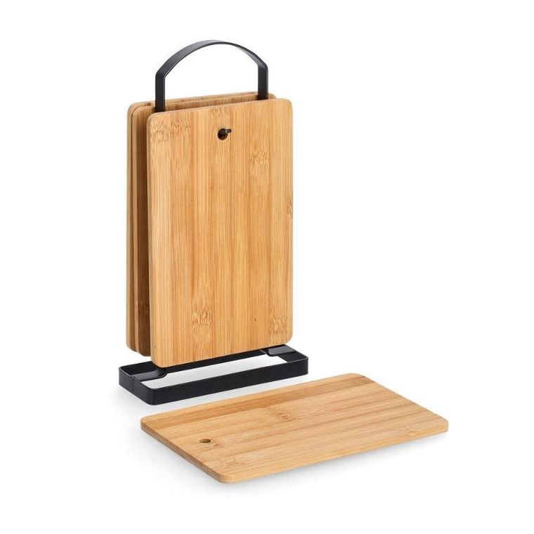 Zeller, zestaw desek do krojenia na stojaku, 16-6,5 cm