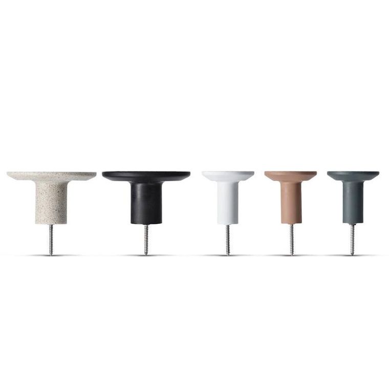 Zeller, zestaw wkręcanych wieszaków ściennych, 5 szt.