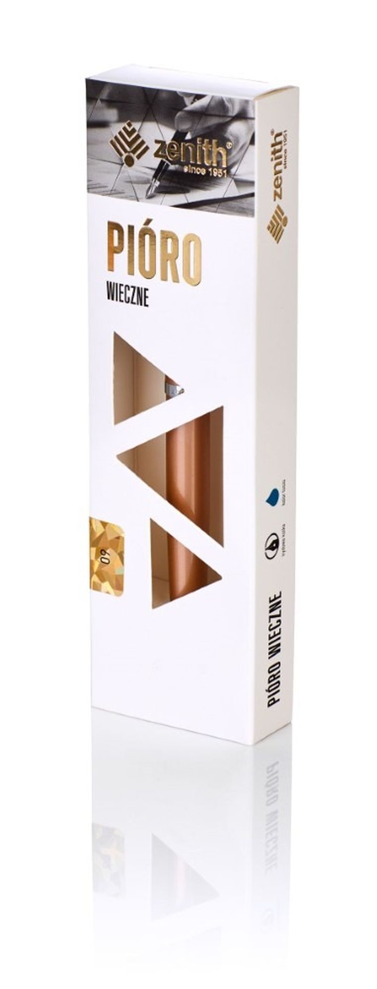 Zenith 60 Elegance, pióro wieczne metalowe, miedziane