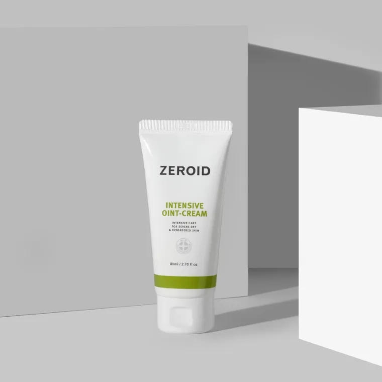 Zeroid, Intensive, hipoalergiczny krem ochronny do skóry bardzo suchej i szorstkiej, 80 ml