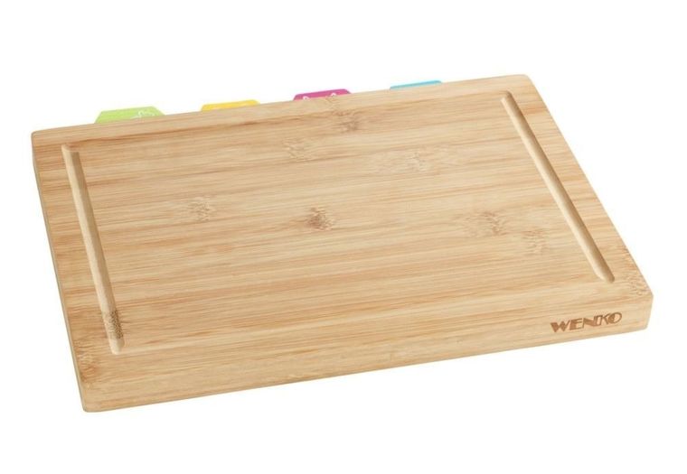 Zestaw desek do krojenia Bella, 4 blaty do ryb/mięsa/wołowiny/warzyw