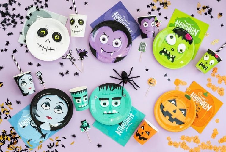 Zestaw Halloween Monsters, 24 elementy