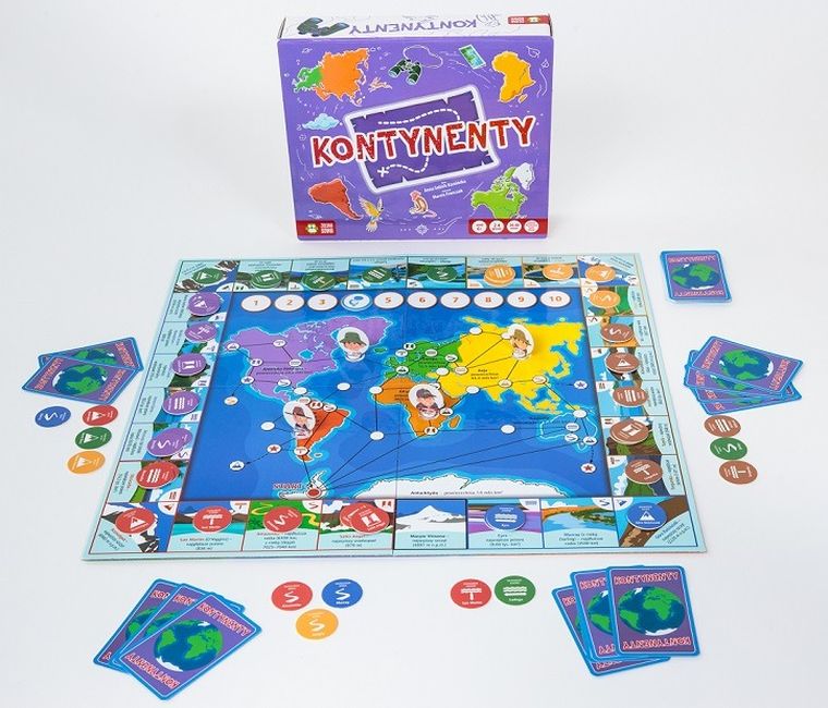 Zielona Sowa, Kontynenty, gra edukacyjna
