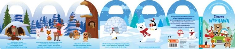 Zimowa wyprawa. Zimowe historyjki harmonijki