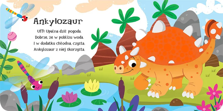 Zobacz, dotknij, poczuj! Dinusie. Książeczka sensoryczna