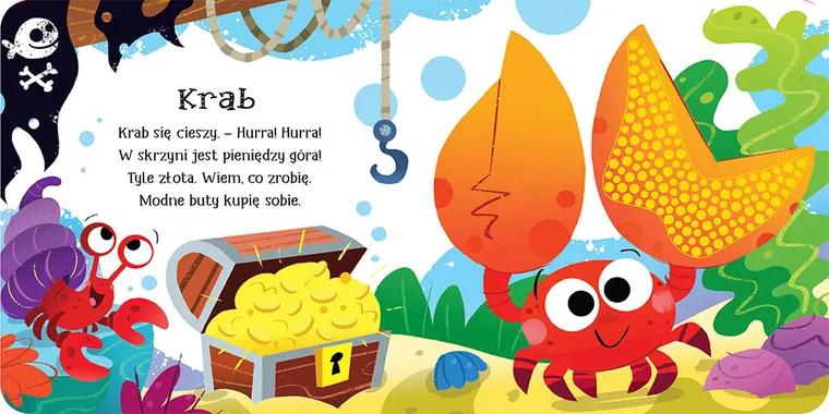 Zobacz, dotknij, poczuj! Podwodny świat. Książeczka sensoryczna