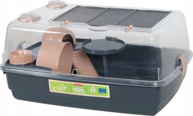 Zolux, klatka Ehop dla chomika, 55 cm, różowy