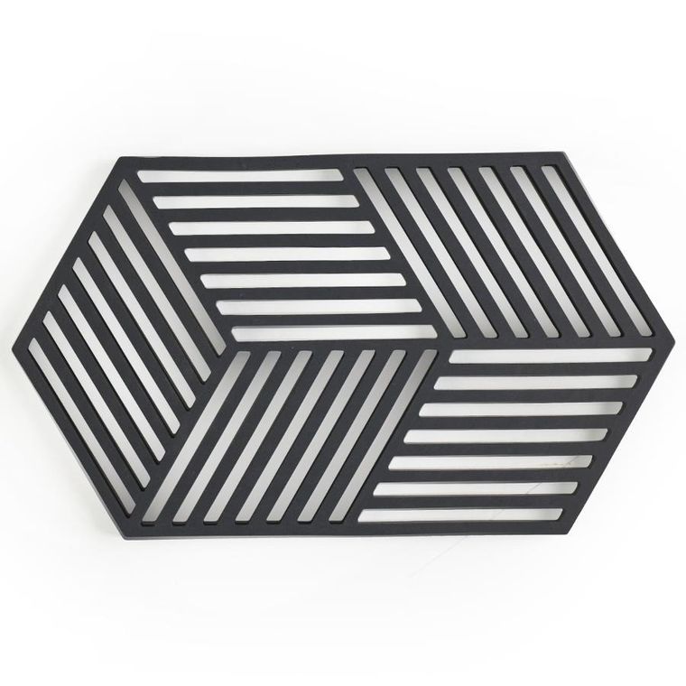 Zone Denmark, Hexagon, podkładka pod naczynia, black, 24 cm