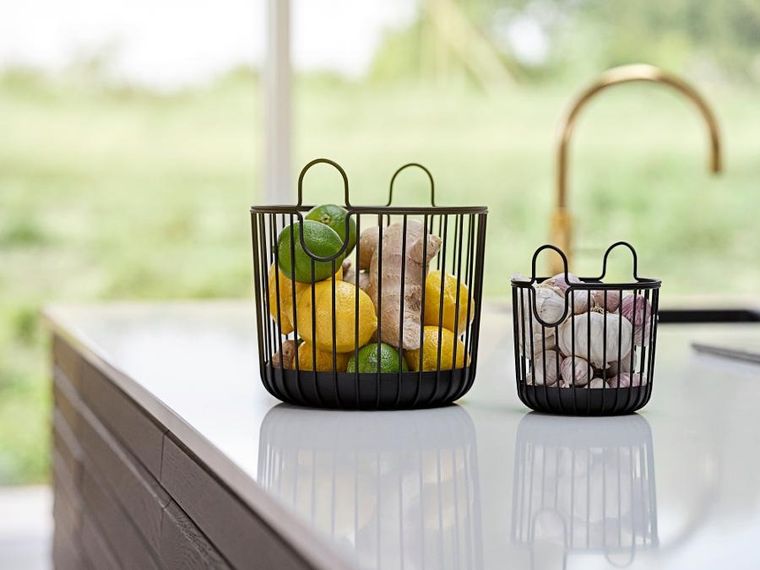 Zone Denmark, Inu, kosz do przechowywania, black, 20-20 cm