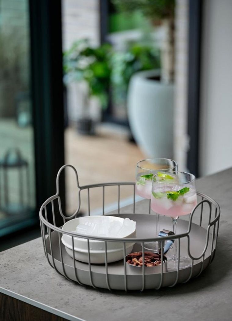 Zone Denmark, Inu, kosz do przechowywania, taupe, 38-18 cm