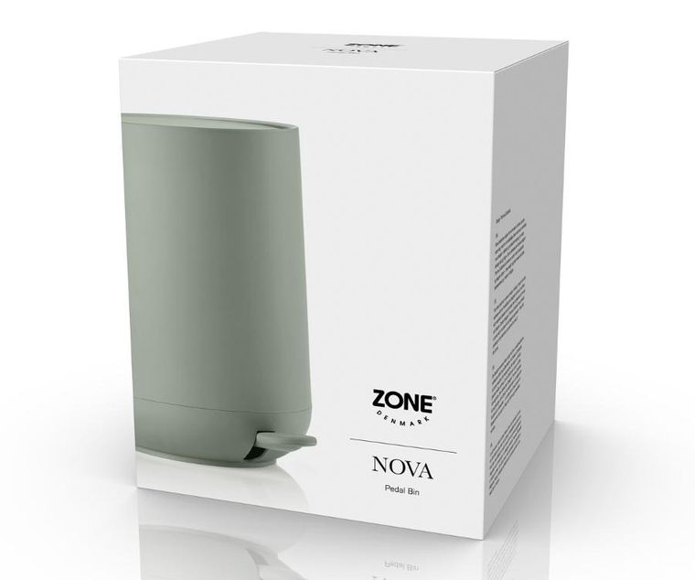 Zone Denmark, kosz łazienkowy na śmieci, 5l, Nova Matcha, green