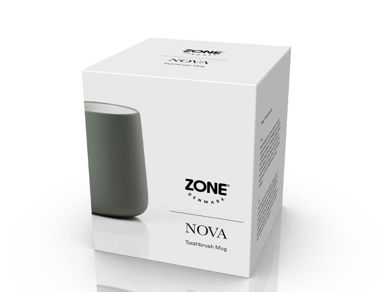 Zone Denmark, kubek na szczoteczki do zębów, Nova One Olive Green