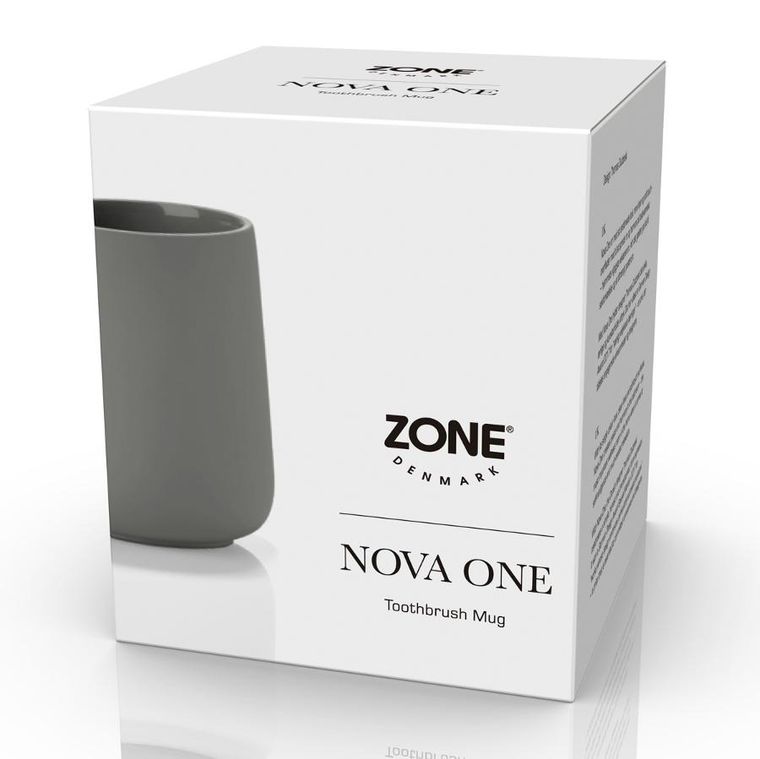 Zone Denmark, kubek na szczoteczki do zębów, Nova One Taupe