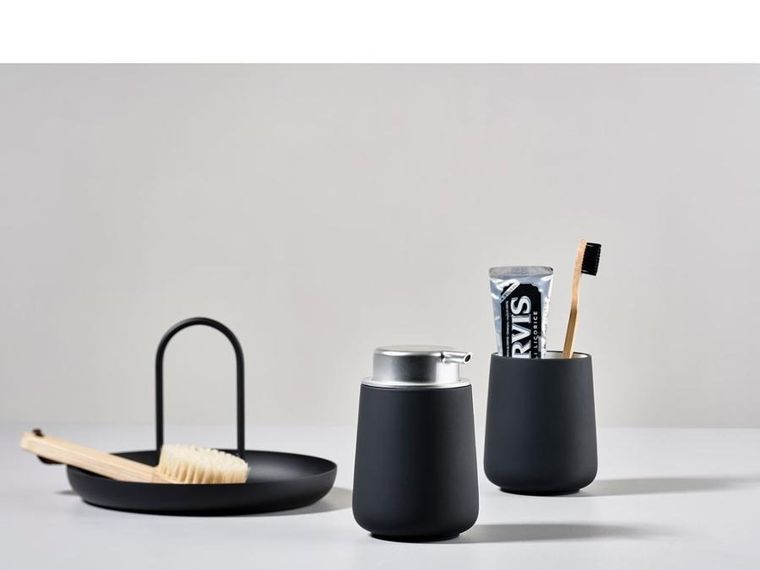 Zone Denmark, Nova, dozownik do mydła, czarny, 0,25l