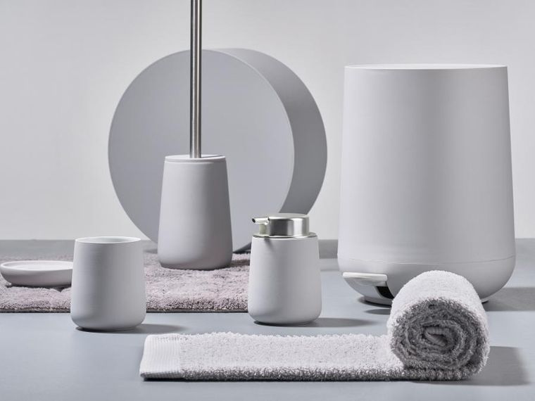 Zone Denmark, Nova, kosz łazienkowy na śmieci, 3l, Soft Grey