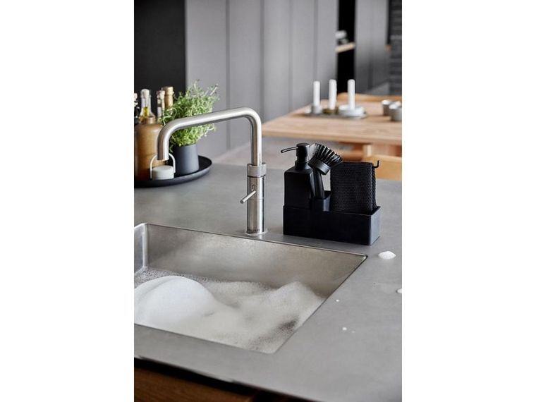 Zone Denmark, organizer do zlewu ze ściereczką, czarny