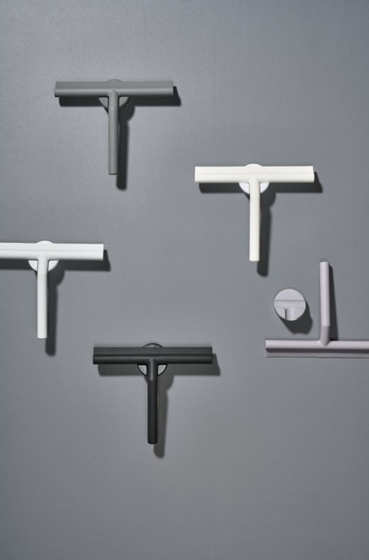 Zone Denmark, Soft, ściągaczka prysznicowa z uchwytem, grey