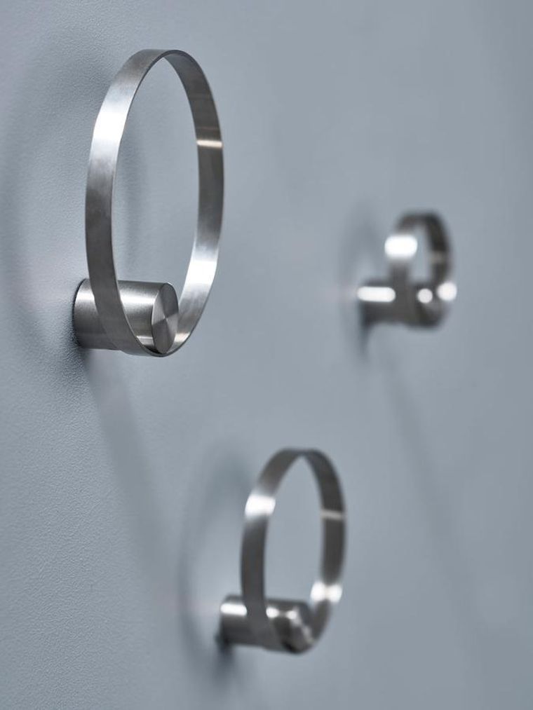 Zone Denmark, wieszak łazienkowy Hooked on Rings, średnica, 10 cm