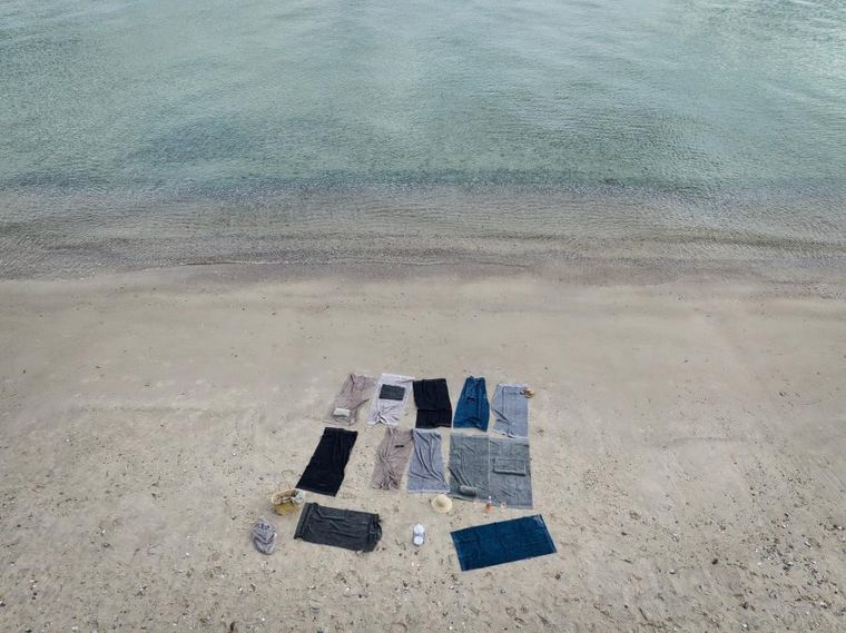 Zone Denmark, zestaw ręczników łazienkowych, Classic Indigo Blue, 4 szt.