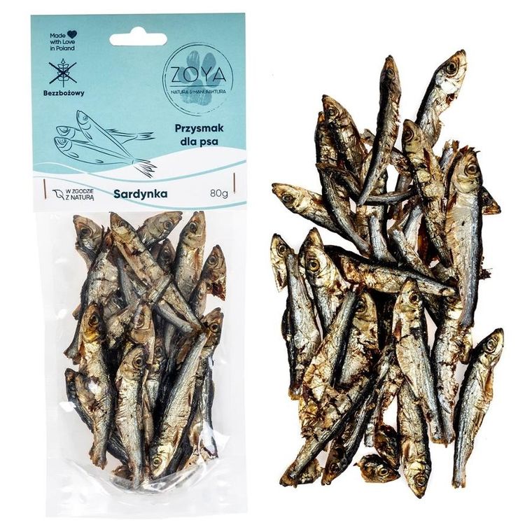 Zoya, Sardynka, przysmak dla psa, 80g