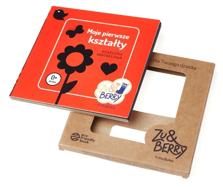 Zu&Berry. Moje pierwsze kształty. Książeczka kontrastowa