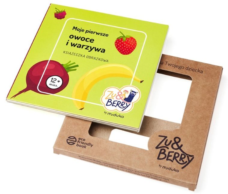 Zu&Berry. Moje pierwsze owoce i warzywa. Książeczka obrazkowa