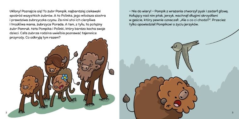 Żubr Pompik. Odkrycia 13. Czy da się polizać tęczę?