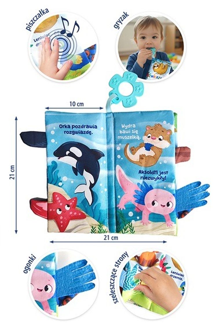 Zwierzaki. Książeczka sensoryczna