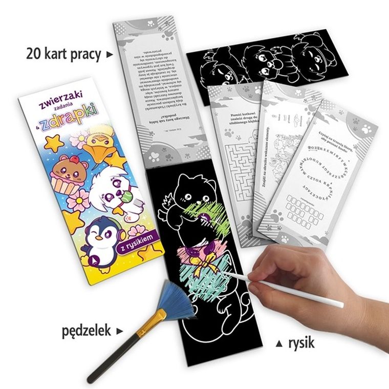 Zwierzaki. Zadania & Zdrapki