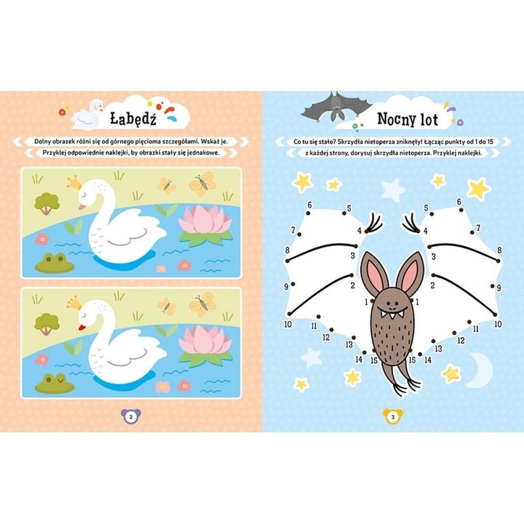 Zwierzęta. Aktywizujące zadania z naklejkami 3D