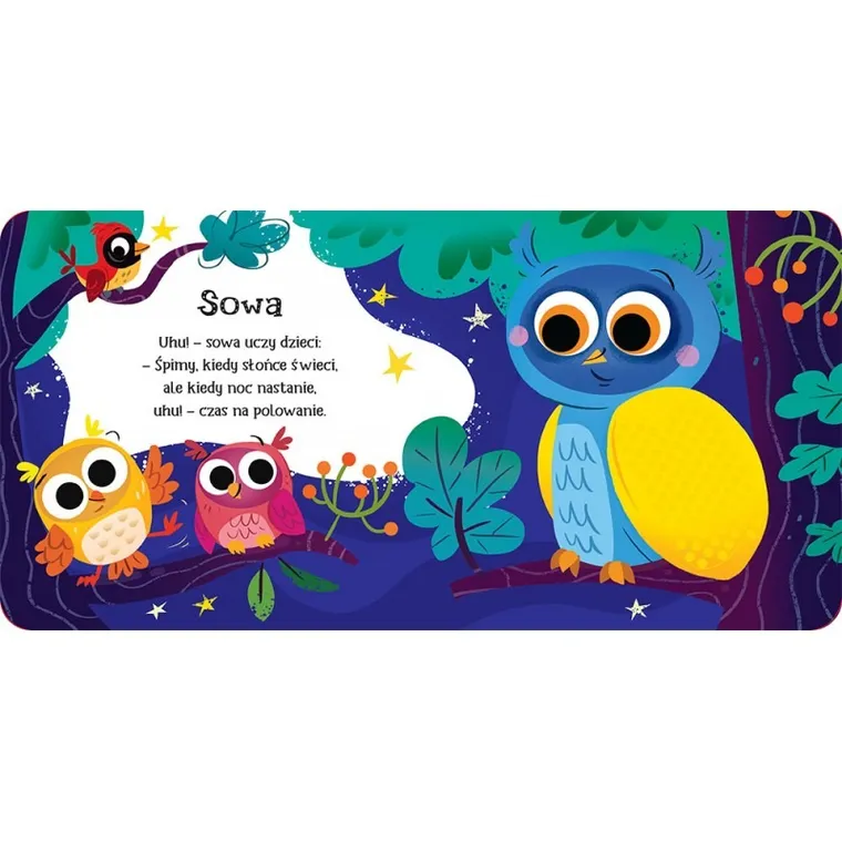 Zwierzęta leśne. Zobacz, dotknij, poczuj! Książeczka sensoryczna