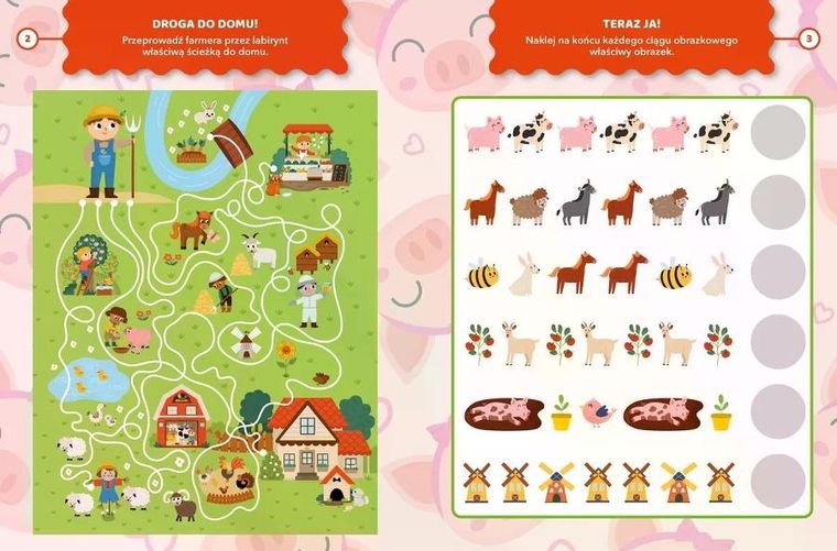 Zwierzęta na wsi. 1000 naklejek