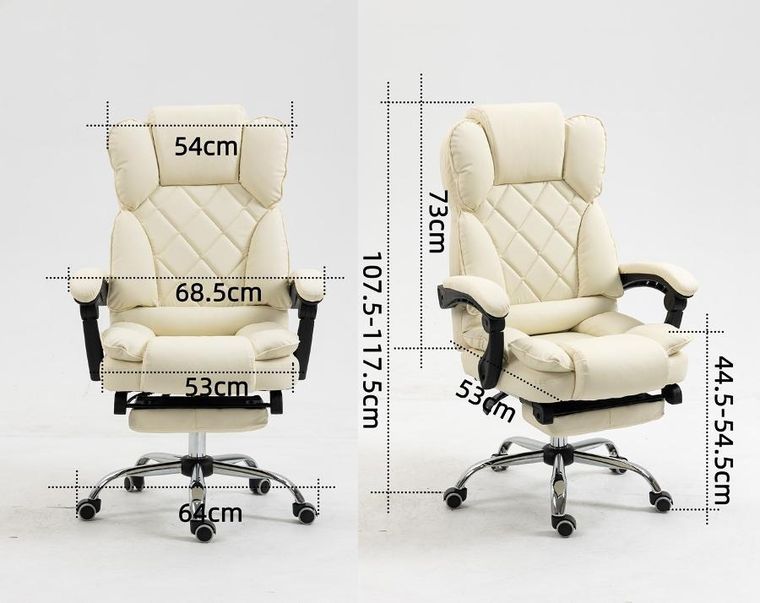 Activejet, fotel biurowy, beżowy, YK7416