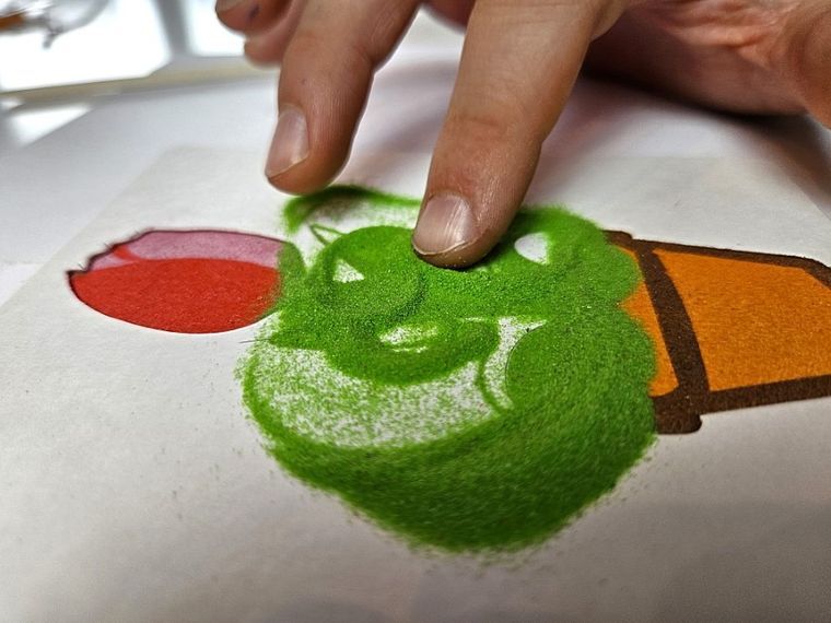 Alexander, Sand Art, Piaskowe Malowanki, Zajączek