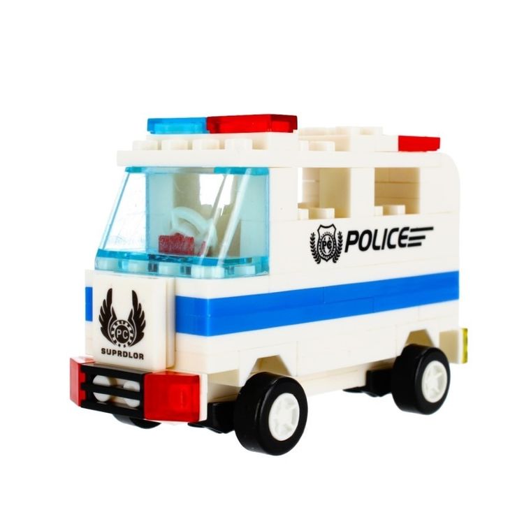 Alleblox, wieża policyjna, klocki konstrukcyjne, 252 elementy