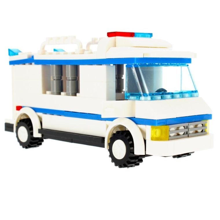 Alleblox, wóz policyjny, klocki konstrukcyjne, 134 elementy