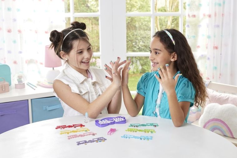 Aquabeads, Księżniczki Disneya, Nail Studio, zestaw kreatywny do stylizacji paznokci, 35071